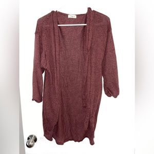 Ginger G light maroon sham. Size small